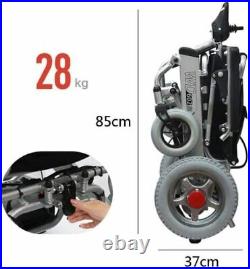 2024 Folding Electric Power Wheelchair Lithium battery Lightweight Mobility Aid