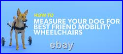 Best Friend Mobility Extra Large Dog Wheelchair Rear Support