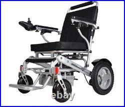 Dual Motor Adult Wheelchair Lightweight 37.5lbs Foldable Weight Capacity 265lbs