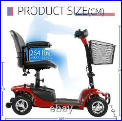 ENGW 4Wheel Scooter Adult Mobility Outdoor Elderly And Disabled Foldable Medical