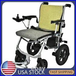 Electric Folding Power Wheelchair Lightweight Wheel chair Mobility Aid Motorized