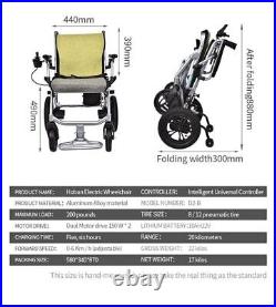 Electric Wheelchair Folding Lightweight Power Wheel Chair Motorized Mobility AfT