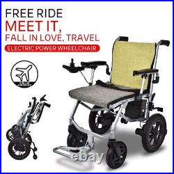 Electric Wheelchair Folding Lightweight Power Wheel chair Mobility Aid MotorizHo