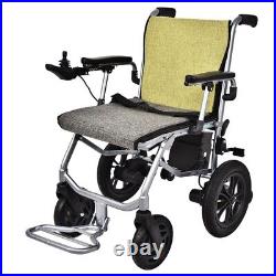 Electric Wheelchair Folding Lightweight Power Wheel chair Mobility Aid MotorizHo