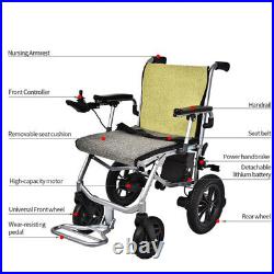 Electric Wheelchair Motorized Power Wheel Chair Strong Mobility Aid Foldable