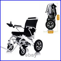 Electric Wheelchair Power Wheel chair Lightweight Mobility Aid Folding Foldable