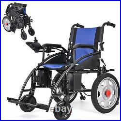 Foldable Electric Wheelchair Mobility Scooter Aid Dual Motors Motorized DIYAREA