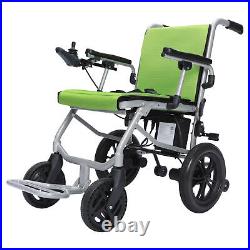 Foldable Electric Wheelchair for Adults, Brushless Motor Wheelchair Mobility Aid