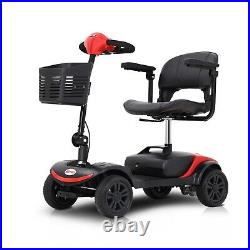 Foldable TRAVEL Electric 4 wheels Mobility Scooter Power Wheel chair Lightweight