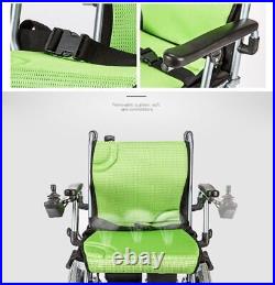 Folding Electric Power Wheelchair Lightweight Wheel chair Mobility Aid MotorizPw
