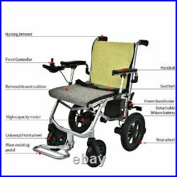 Folding Electric Power Wheelchair Lightweight Wheel chair Mobility Aid Motorized