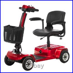 Folding Electric Wheelchair Lightweight Power Wheel Chair Motorized Mobility Aid