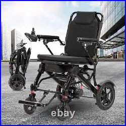 Folding Electric Wheelchair Lightweight Power Wheel chair Mobility Aid 24V12Ah3d