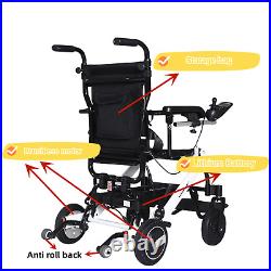 Folding Electric Wheelchair Power Wheel chair Lightweight Mobility Aid Motorized