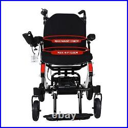 Folding Electric Wheelchair Power Wheel chair Lightweight Mobility Aid Motorized