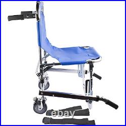 Lightweight Aluminum Evacuation Wheelchair EMS Stair Chairs Efficient Mobility