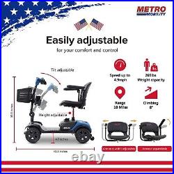 Metro Easy Control 4-wheel Mobility Scooter electric Wheel chair Lightweight