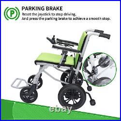 Motorized Folding Electric Wheelchair Power Wheel Chair Mobility Aid Lightweight