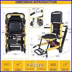 Motorized Stair Climbing Wheelchair Elevator Stairlifts Mobility Chair Battery