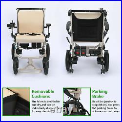 Power E-Wheelchair Mobility Aid Motorized Wheel chair Folding Lightweight 2024