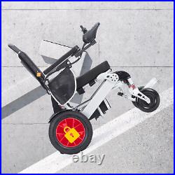 Power Electric Wheelchair Mobility Aid Motorized Wheel chair Folding Lightweignu