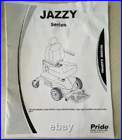 Pride Mobility. Jazzy Elite ES Power Chair. Two Motor. Front-Wheel Drive