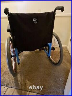 Wheelchair Ki Mobility Catalyst 22W X 20D lightweight foldable Used Excellent